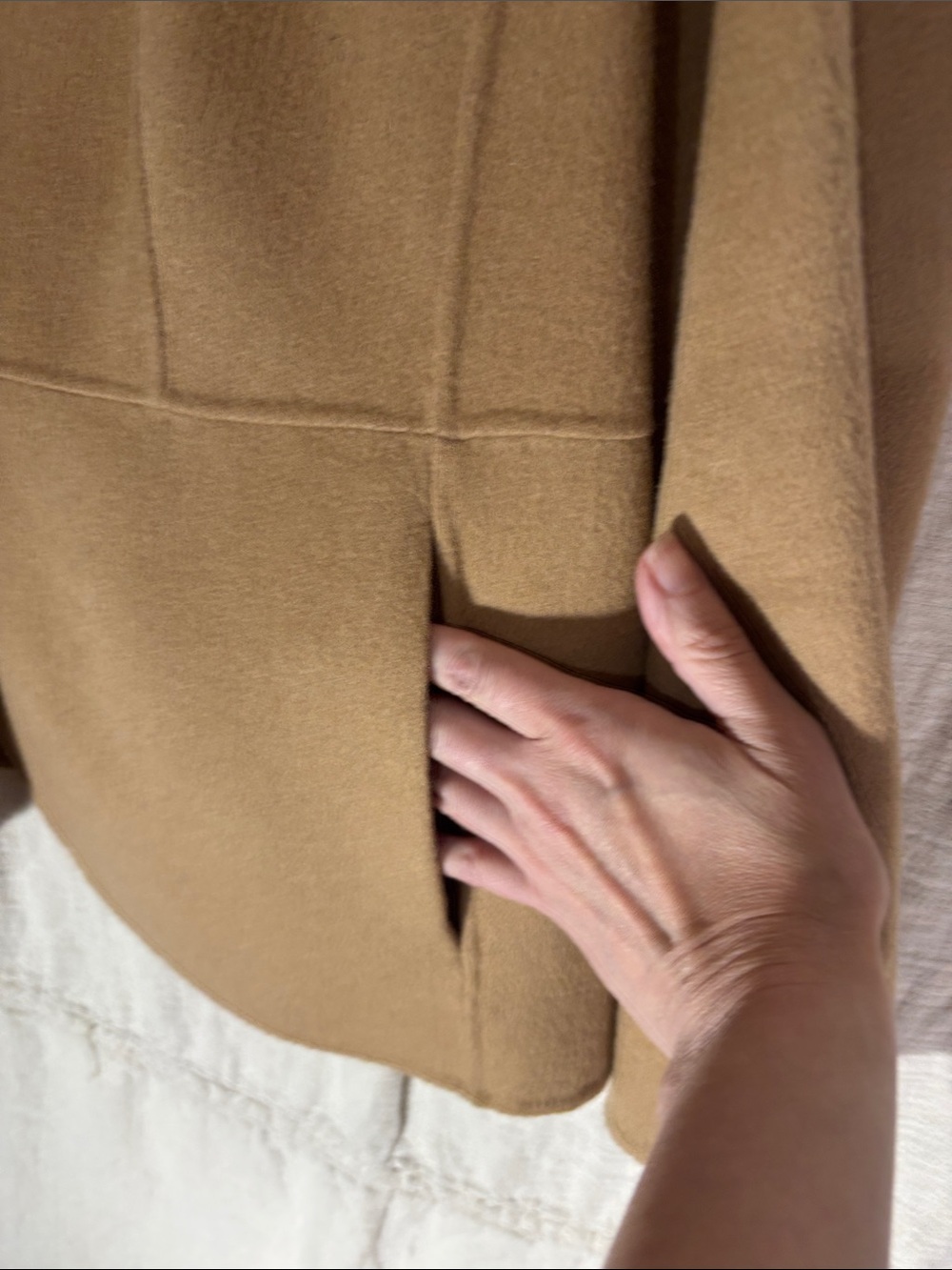 Talbots Camel Wool Blend Single-Button Knit Blazer Jacket Pockets Plus Size 16W - Picture 5 of 9